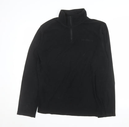 Mens UK Size M McKenzie Black Pullover Sweatshirt