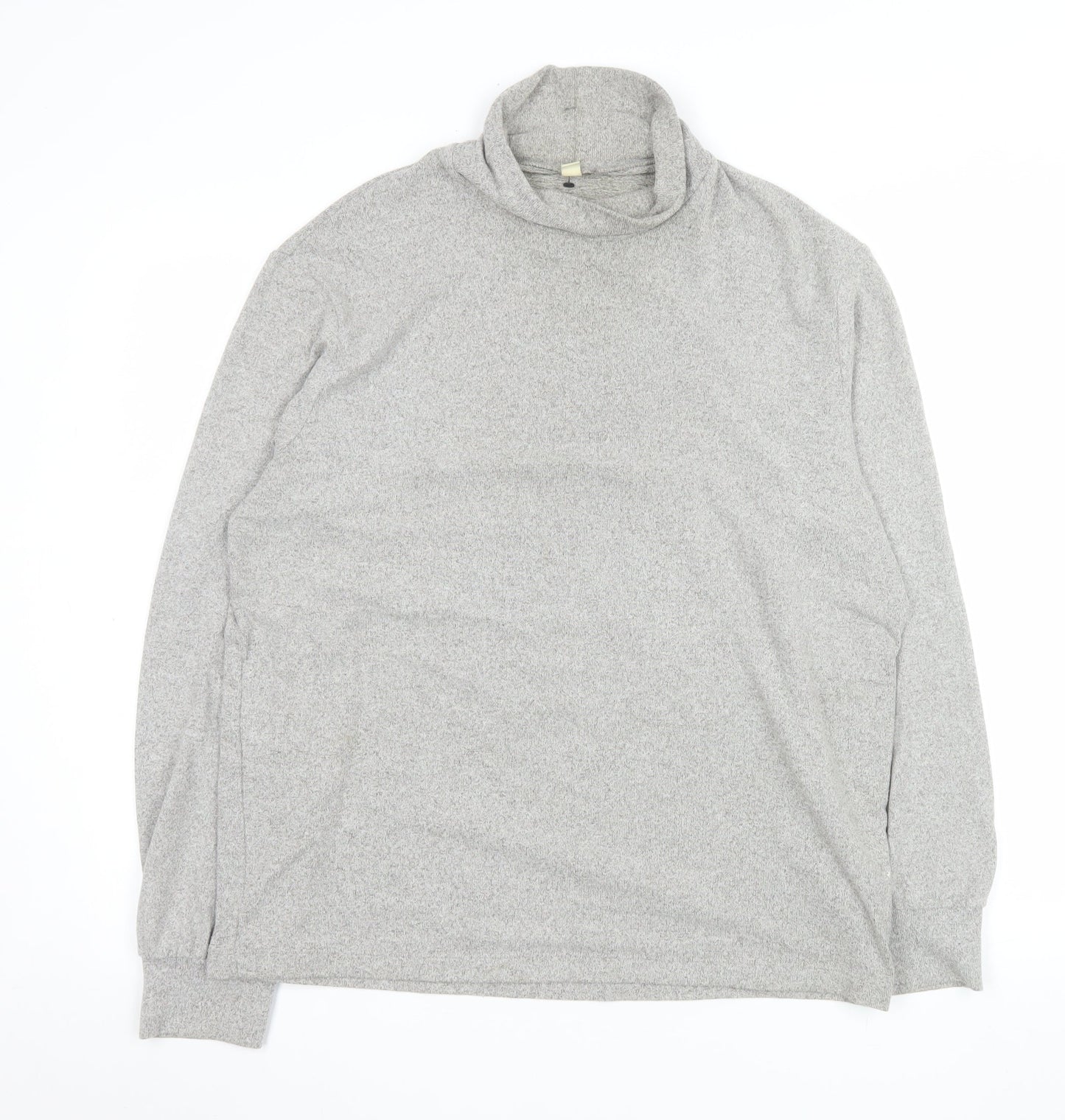 Mens UK Size L Uniqlo Grey Pullover Sweatshirt