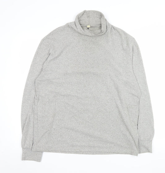 Mens UK Size L Uniqlo Grey Pullover Sweatshirt