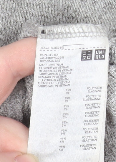 Mens UK Size L Uniqlo Grey Pullover Sweatshirt