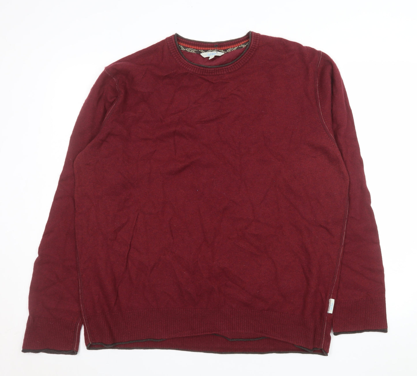 Mens UK Size XL Fat Face Red Pullover Jumper