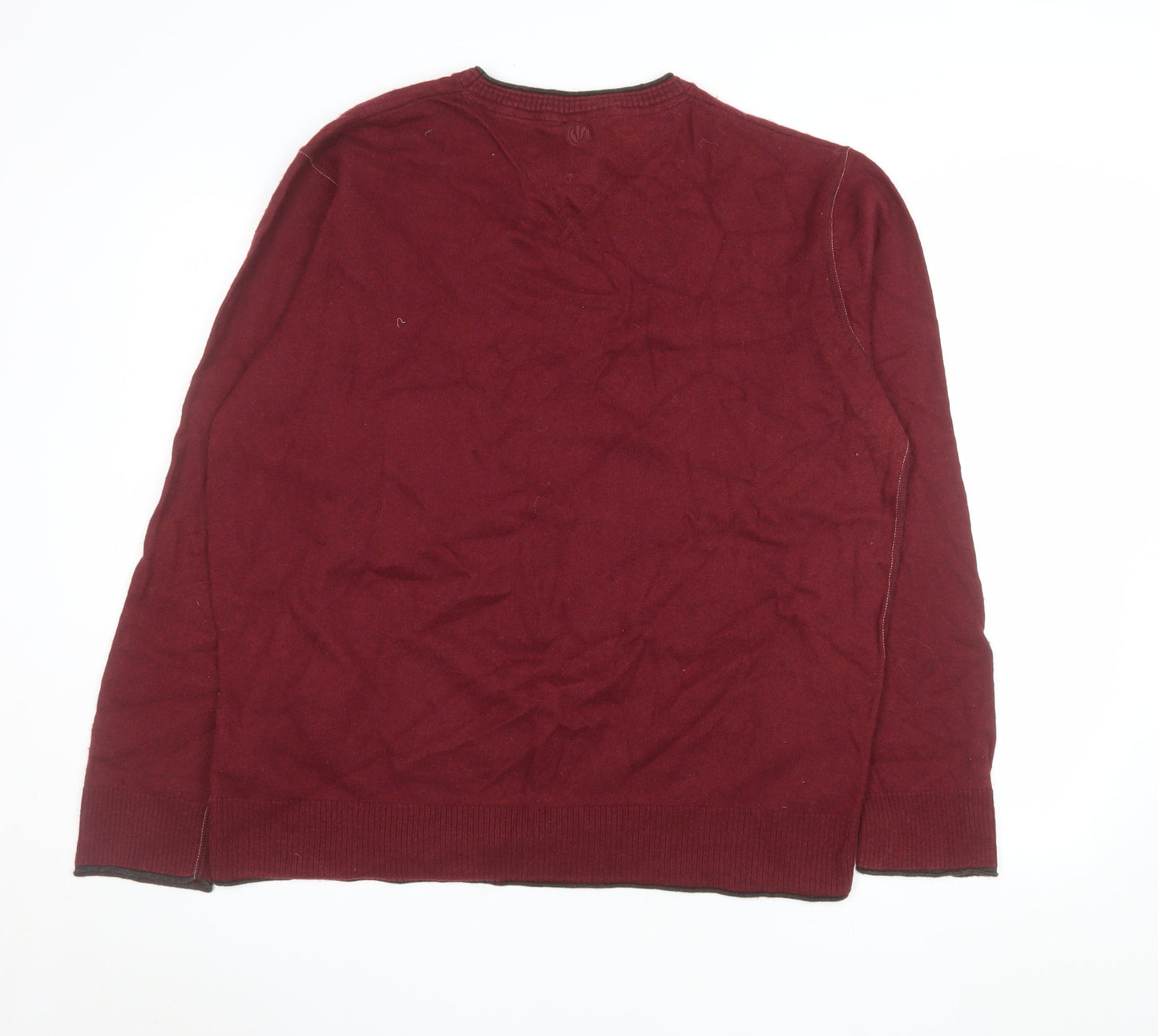 Mens UK Size XL Fat Face Red Pullover Jumper