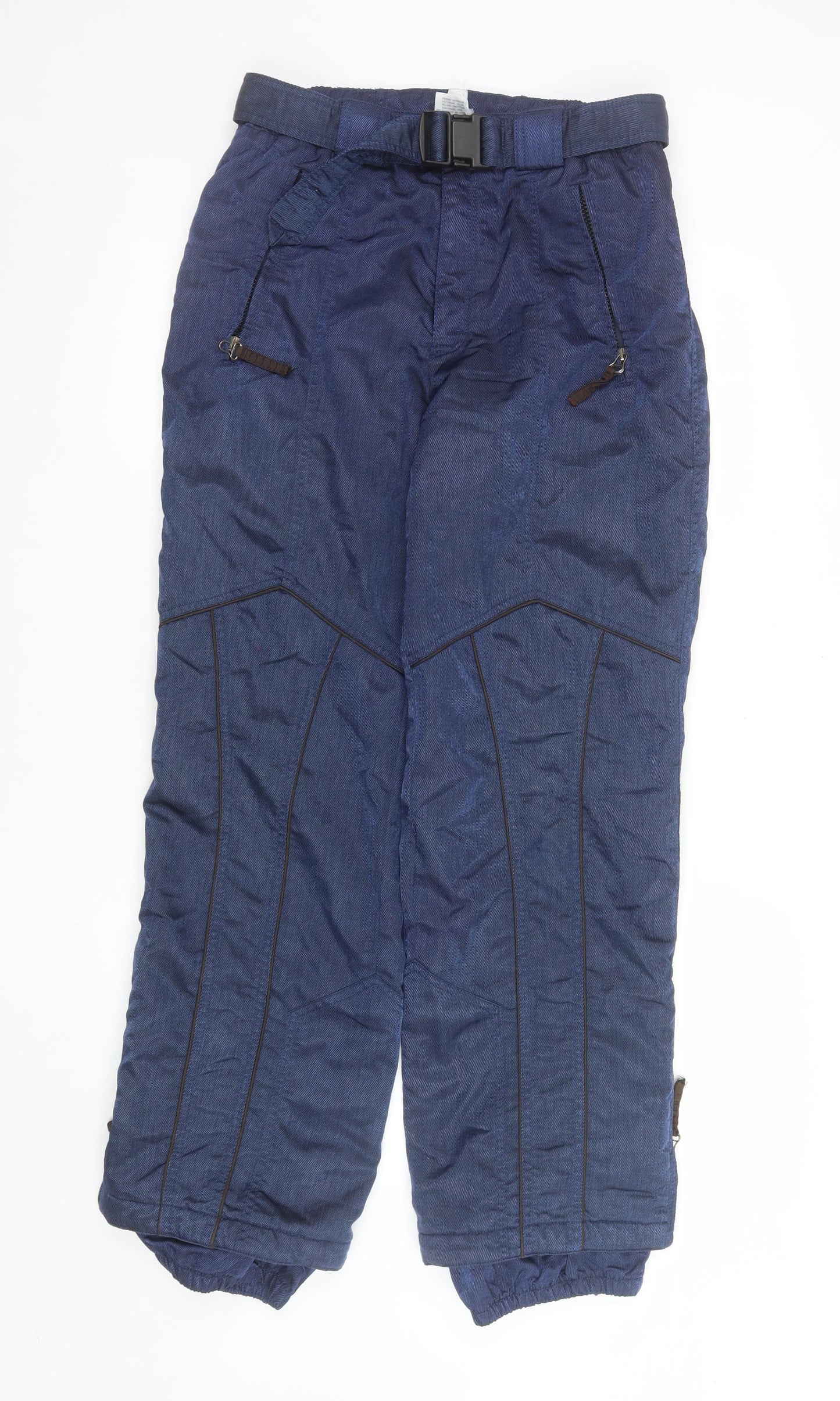 Womens UK Size S Rodeo Regular Fit Snow Pants Blue Trousers