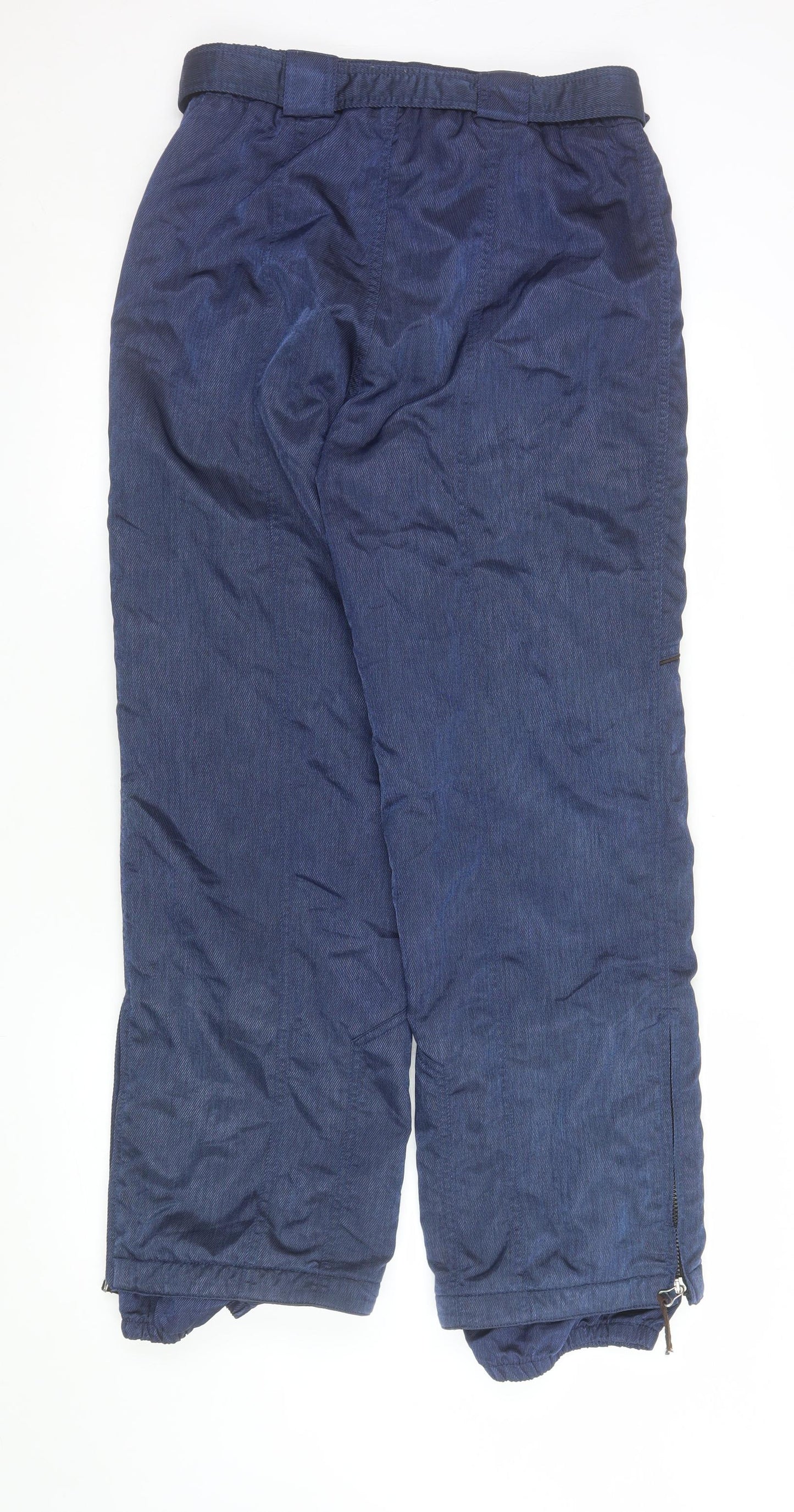 Womens UK Size S Rodeo Regular Fit Snow Pants Blue Trousers