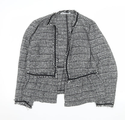 Womens UK Size 12 Zara Regular Grey Blazer