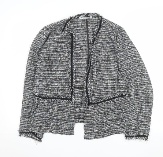Womens UK Size 12 Zara Regular Grey Blazer