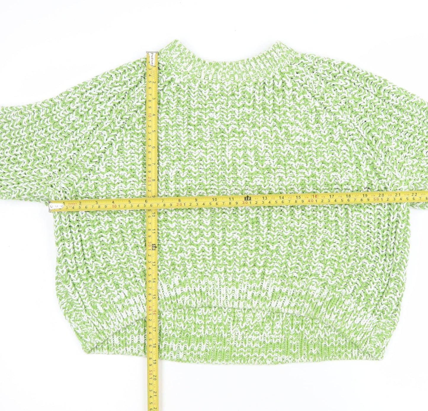 Womens UK Size S Monki Green Pullover Jumper