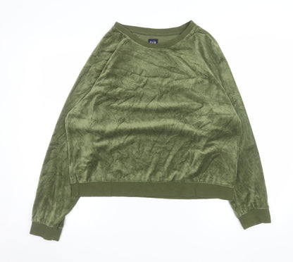 Womens UK Size L Gap Green Pullover Sweatshirt