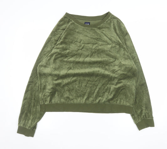 Womens UK Size L Gap Green Pullover Sweatshirt