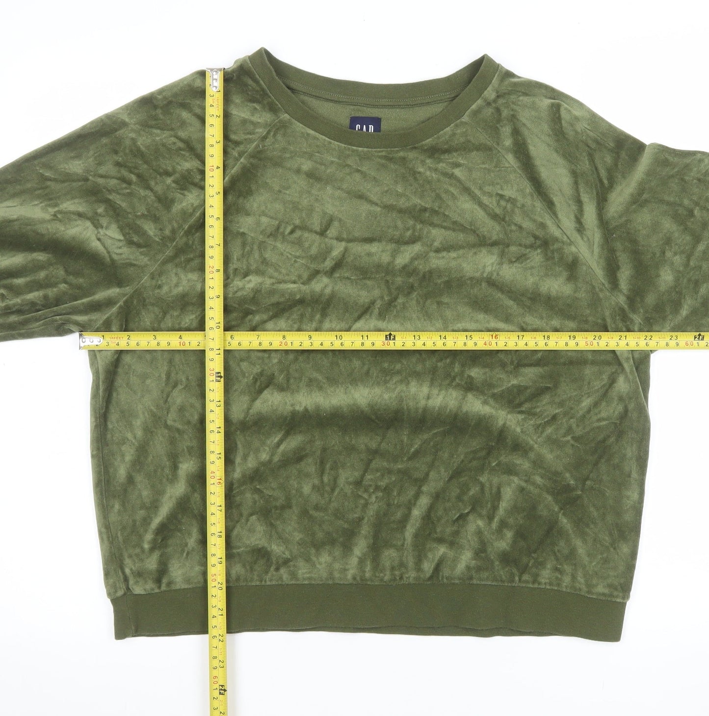 Womens UK Size L Gap Green Pullover Sweatshirt