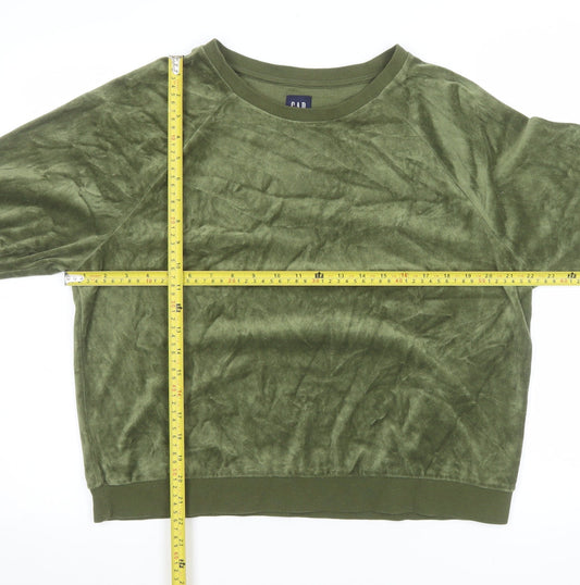 Womens UK Size L Gap Green Pullover Sweatshirt