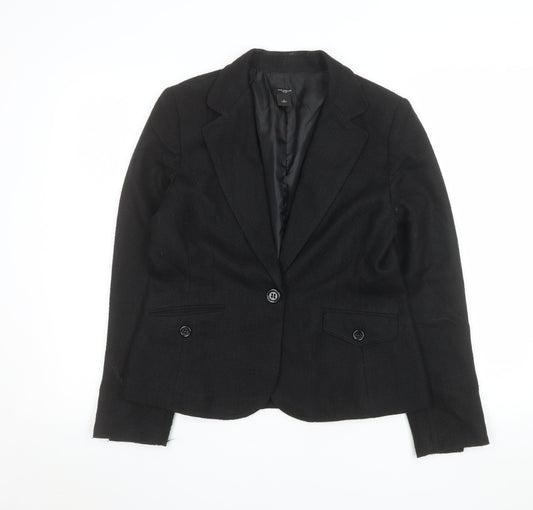 Womens UK Size 8 Ann Taylor Regular Black Blazer