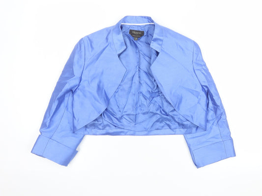 Womens UK Size 8 Alexon Regular Blue Suit Jacket