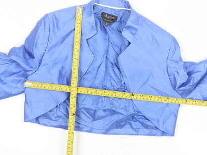 Womens UK Size 8 Alexon Regular Blue Suit Jacket