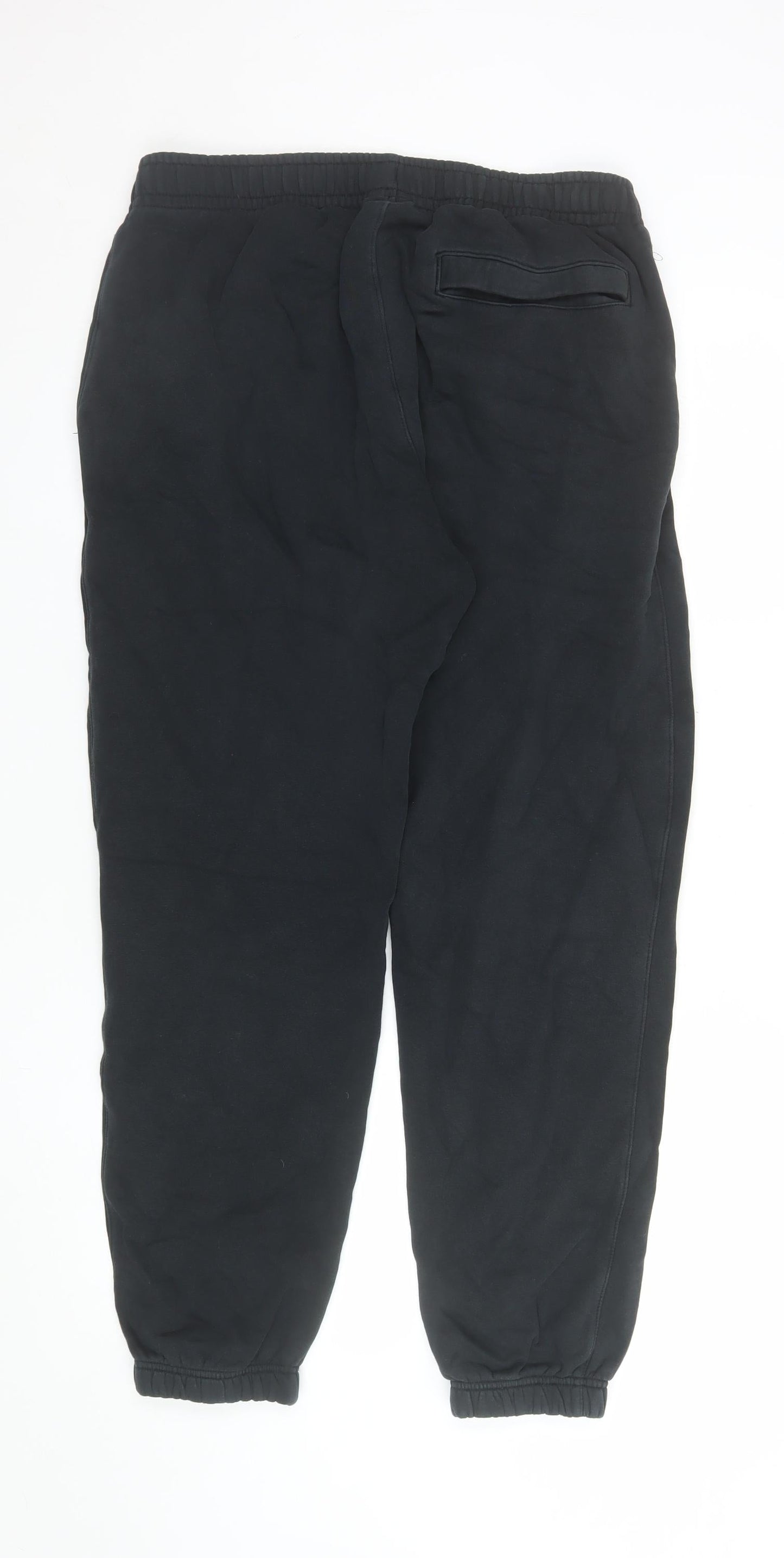 Mens UK Size M Nike Regular Fit Jogger Black Trousers
