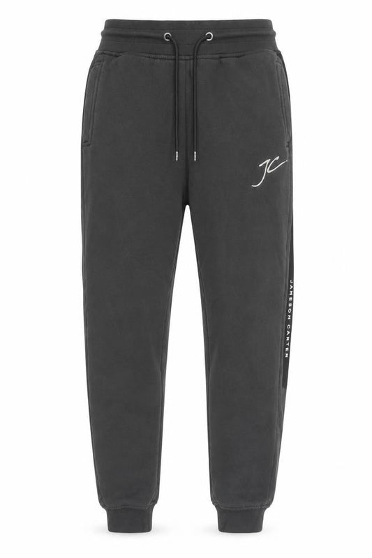 Mens UK Size M Jameson Carter Regular Fit Jogger Black Trousers