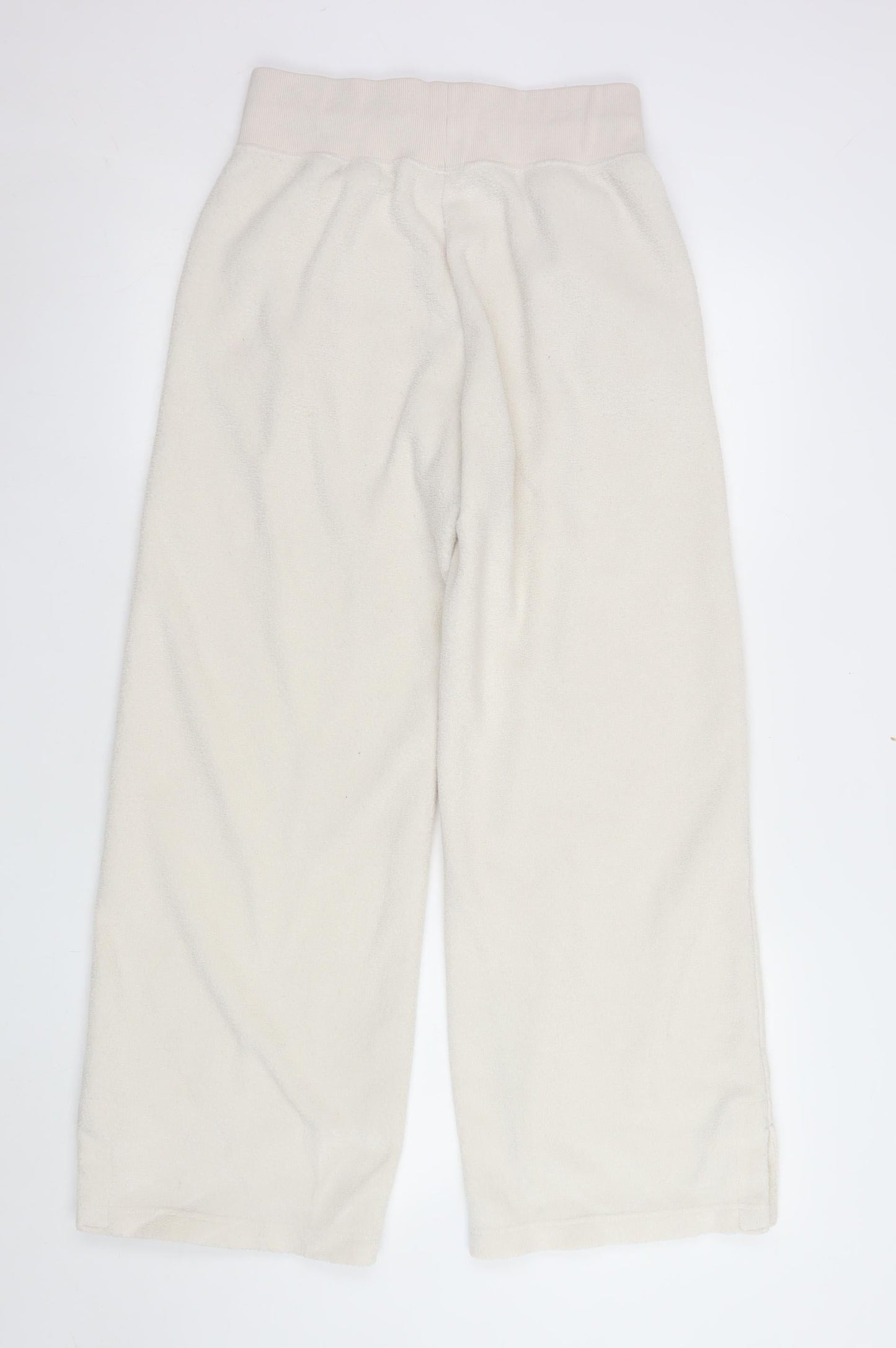 Womens UK Size S Nike Relaxed Fit Sweatpants Beige Trousers