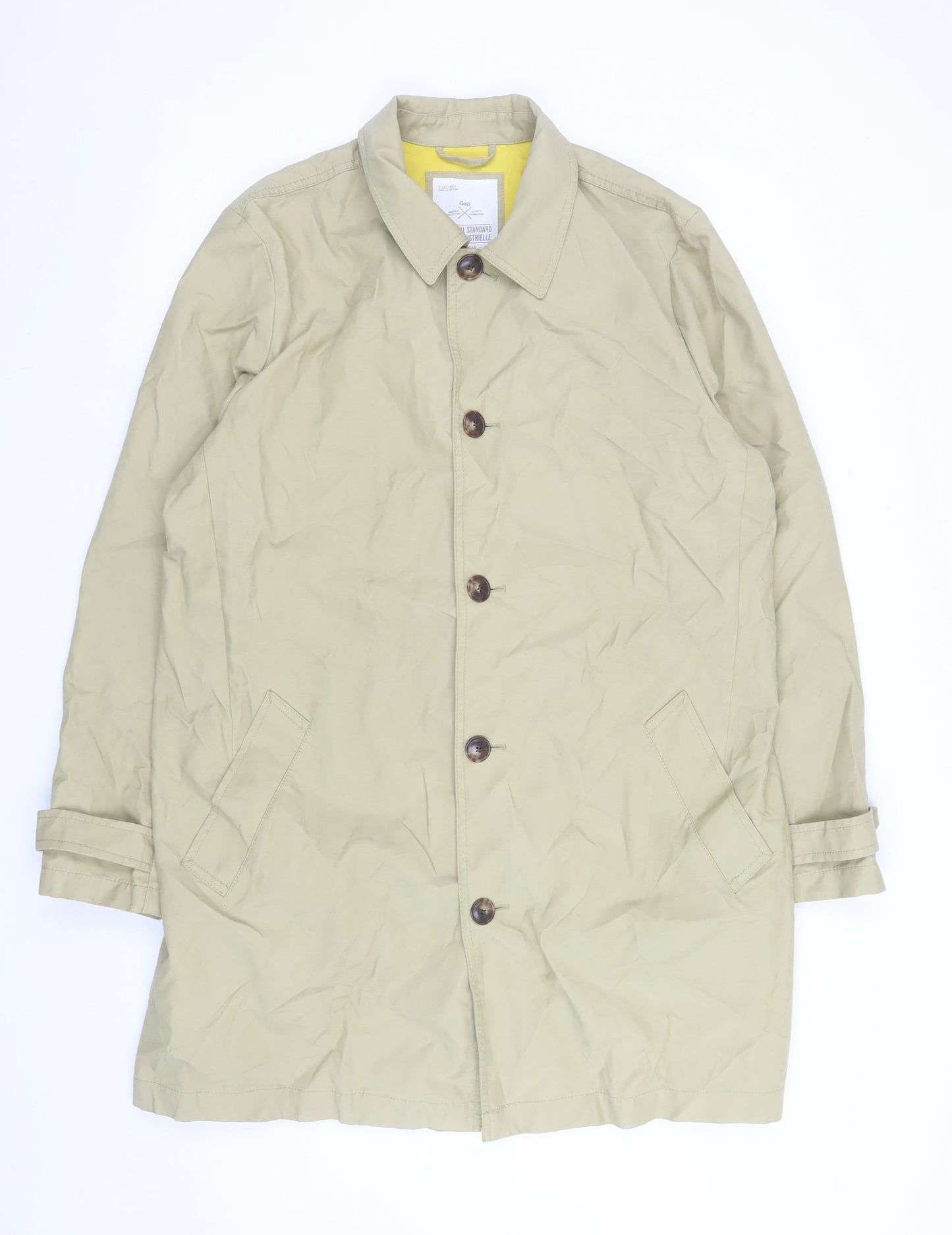 Mens UK Size XL Gap Beige Overcoat