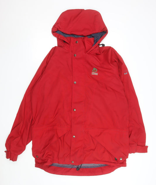 Mens UK Size XL Craghoppers Red Parka Coat