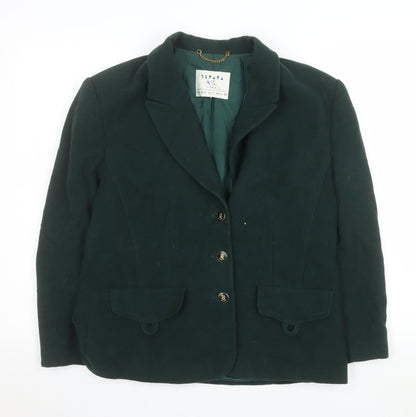 Womens UK Size 14 Separa Fink Regular Green Suit Jacket