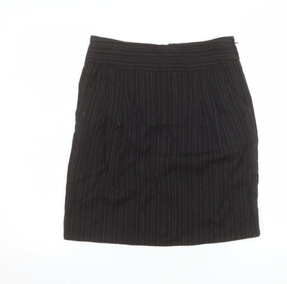 Womens UK Size 8 Jigsaw Straight & Pencil Twill Skirt