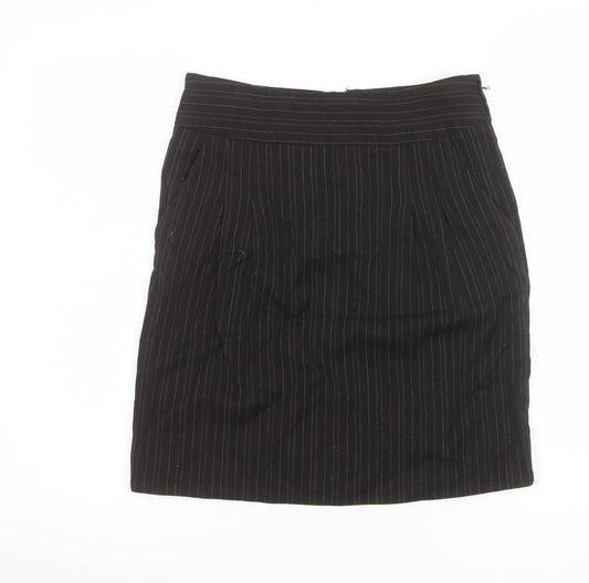 Womens UK Size 8 Jigsaw Straight & Pencil Twill Skirt
