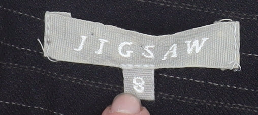Womens UK Size 8 Jigsaw Straight & Pencil Twill Skirt