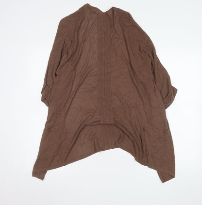 Womens UK Size M Monsoon Brown Cardigan Jumper