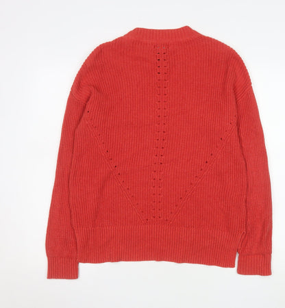 Womens UK Size 10 Fat Face Red Pullover Jumper