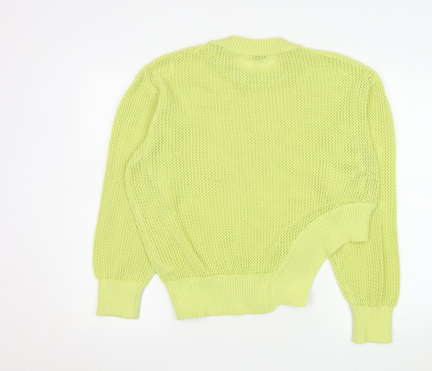 Womens UK Size S Zara Yellow Pullover Jumper