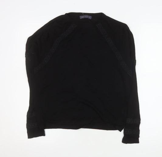 Womens UK Size S Marks and Spencer Black Basic Blouse