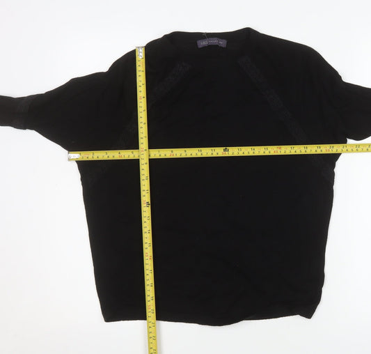 Womens UK Size S Marks and Spencer Black Basic Blouse