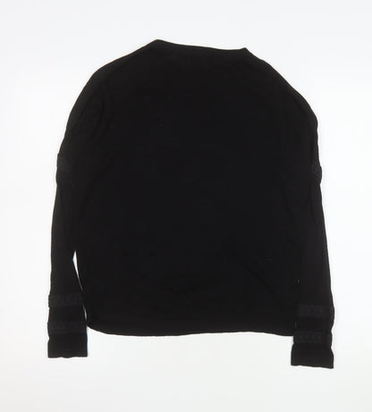 Womens UK Size S Marks and Spencer Black Basic Blouse