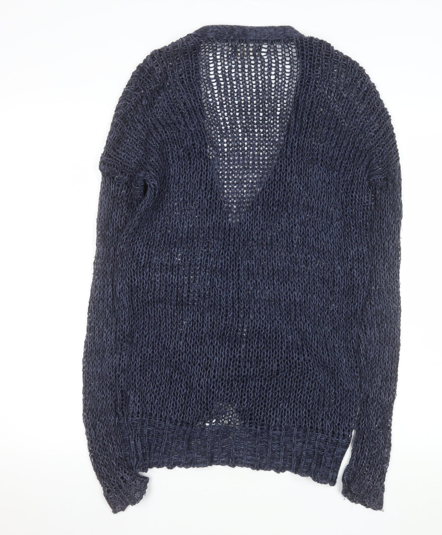 Womens UK Size XS Hollister Blue Cardigan Jumper