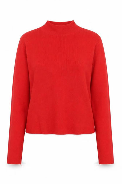Womens UK Size M H&M Red Basic Blouse