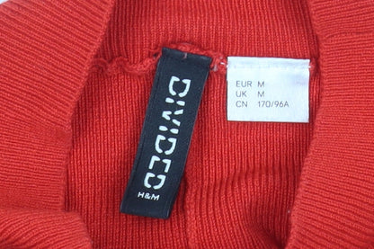 Womens UK Size M H&M Red Basic Blouse