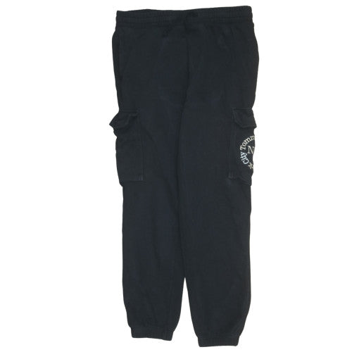 Mens UK Size L Tommy Jeans Regular Fit Jogger Black Trousers
