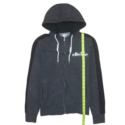 Mens UK Size S ellesse Black Full Zip Hoodie