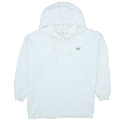Mens UK Size S adidas White Pullover Hoodie