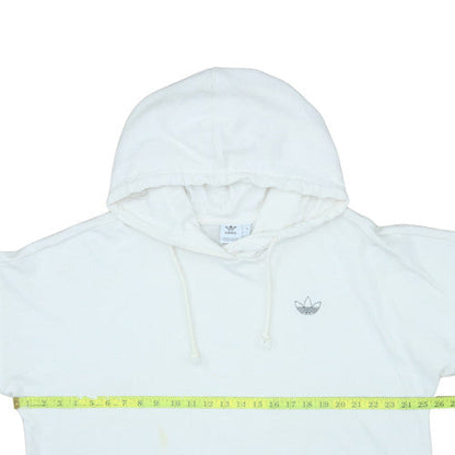 Mens UK Size S adidas White Pullover Hoodie