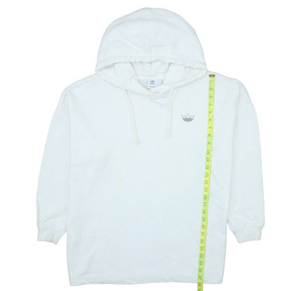 Mens UK Size S adidas White Pullover Hoodie