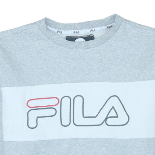 Mens UK Size S FILA Grey Pullover Sweatshirt