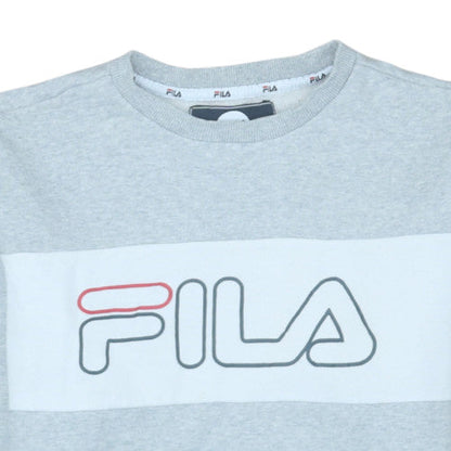 Mens UK Size S FILA Grey Pullover Sweatshirt