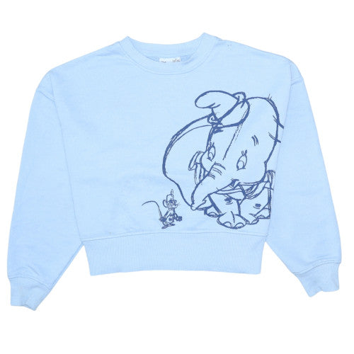 Womens UK Size S Disney Blue Pullover Sweatshirt