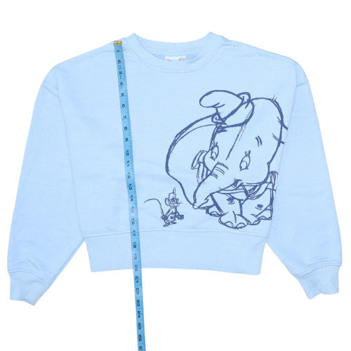 Womens UK Size S Disney Blue Pullover Sweatshirt