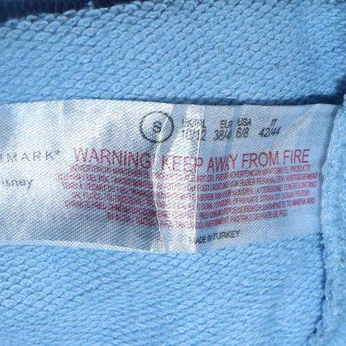 Womens UK Size S Disney Blue Pullover Sweatshirt