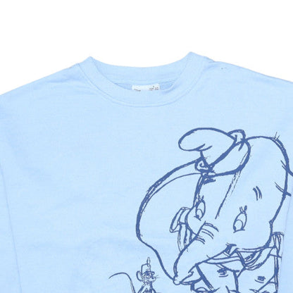 Womens UK Size S Disney Blue Pullover Sweatshirt
