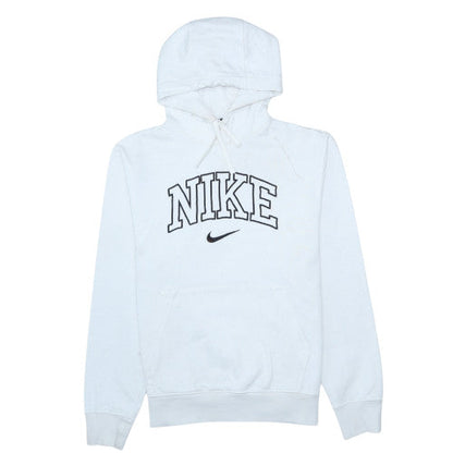 Womens UK Size S Nike White Pullover Hoodie