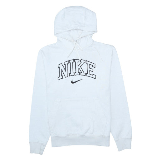 Womens UK Size S Nike White Pullover Hoodie