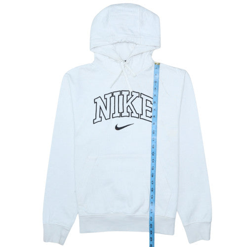 Womens UK Size S Nike White Pullover Hoodie